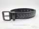 Perfect Fake Bottega Veneta Black Intrecciato Leather Belt For Men (4)_th.jpg